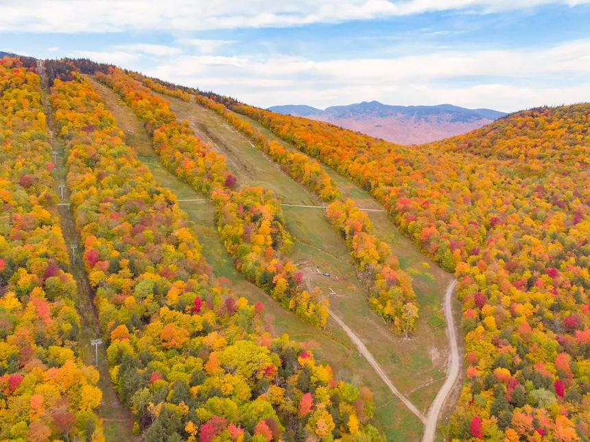 Fall foliage in Western Maine