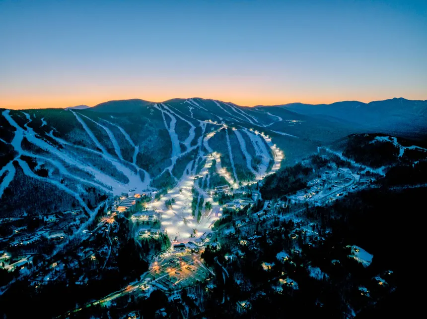 Skiing at Sunday River
